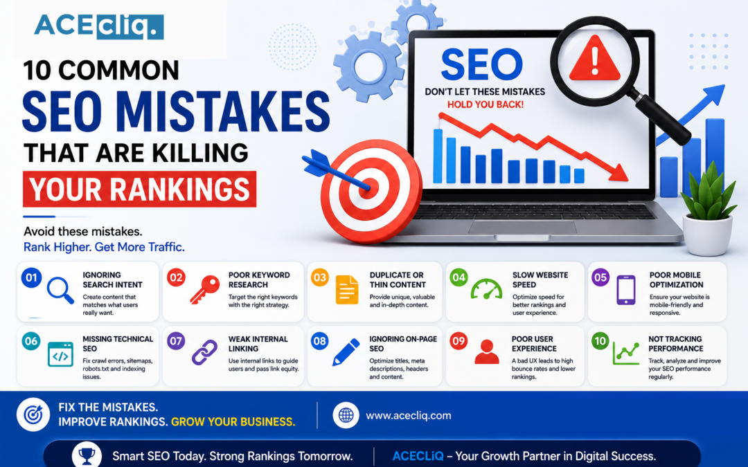 10 Common SEO Mistakes That Are Killing Your Rankings