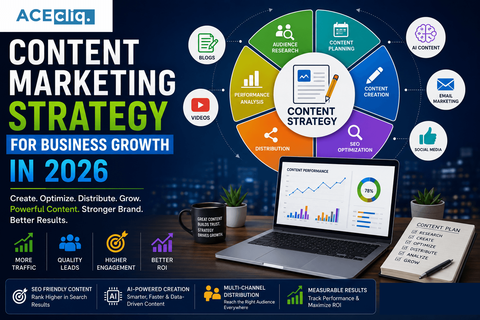 Content Marketing Strategy for Business Growth in 2026 | ACECLiQ